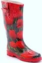 EyeCatchShoes - Wellington Vienna Tulip Red Wellies