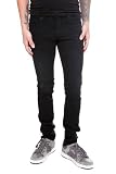 RUDE Blue Black Super Skinny Fit Denim Jeans