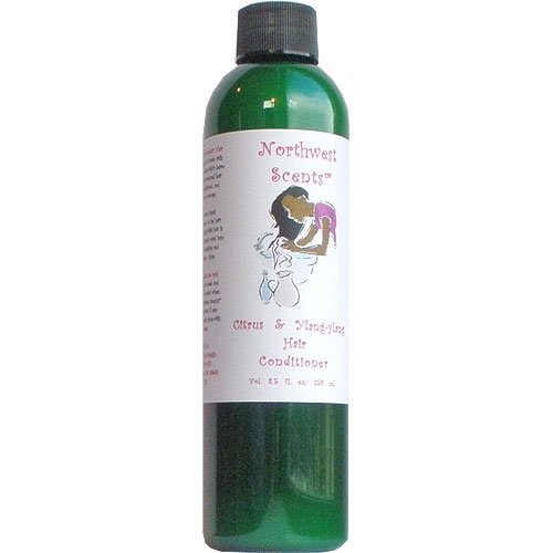 Northwest Scents Citrus and Ylang-ylang Conditioner for Black, African American, Afro Caribbean, Dry, Coarse, and Highly Textured Hair - 8.5 oz bottle