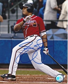 Andruw Jones Autographed/Hand Signed Atlanta Braves 8x10 Photo