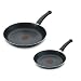 Tefal Supra Frying Pans Twin Set, Non Stick, 20 cm / 24 cm