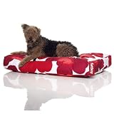 FATBOY Doggielounge Marimekko big unikko red! Designer Hundekissen, Sitzsack fuer den Hund, Hundebett!