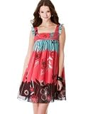 XOXO - XOXO Printed Chiffon Trapeze Dress