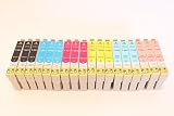 18x kompatible Premium Druckerpatrone Für den Drucker Epson Stylus Photo PX 730 WD Hohe Kapazität!