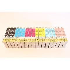 18x kompatible Premium Druckerpatrone F�r den Drucker Epson Stylus Photo PX 730 WD Hohe Kapazit�t!