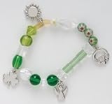 "Irish Blessings" Glass Beaded Story Bracelet