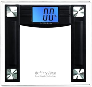 BalanceFrom High Accuracy Digital Bathroom Scale with 4.3