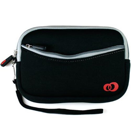 Kroo Black Large-GLOVE for 4.3'-5.2' Digital Camera