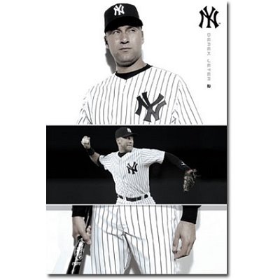Derek Jeter New York Yankees 22X34 Mlb 4910 Sports Poster Print, 22x34