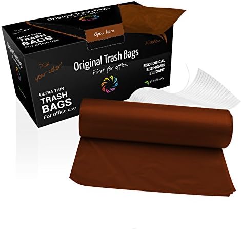 13 gallon Original Trash Bags by First-for-Office - 80 pack - Ultrathin Color Bags - Ecological, Effective, Elegant - for Office use - Pick Your Color
