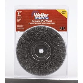 8 Inch Crimped Wire Wheel by Weiler