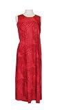 Sea Breeze A-Shape Bias Cut 10 Side Slits Hawaiian Aloha Slip-Over-The-Head Long Tank Dress