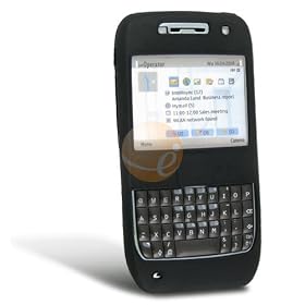 Black Durable Silicone Protection Skin Case for Nokia E71
