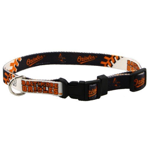 Baltimore Orioles Dog Pet Collar LG 18-27