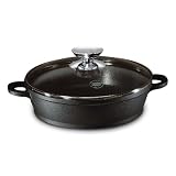 Produkt-Bild: Berndes 031167 Vario Click Induction Aluguss Schmorkasserolle antihaft mit Glasdeckel 28 cm, 3,8 l