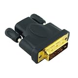 Skque HDMI Female to DVI Male ADAPTER for HDTV Projector Monitor by SKQUE