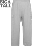 Pittsburgh Steelers Big & Tall Grey Cargo Fleece Pants