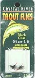 Crystal River - C/R Flys- Black Gnat Size -16