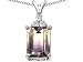  : 12.20 CTS 925 14K GOLD PLATED SILVER GENUINE AMETRINE PENDANT 14KT WHITE GOLD