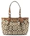 Coach 12cm Signature East West Gallery Book Bag Tote Handbag Toffee