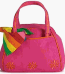 Webkinz Pet Carrier - Funky Flower Pink