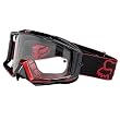 Fox Racing Main Men's MotoX Motorcycle Goggles Eyewear w/ Free B&F Heart Sticker Bundle - Bright Red/Clear