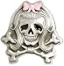 Mens Girl Skull Metal Belt Buckle