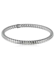 Stainless Steel Bangle Bracelet, 2.8"