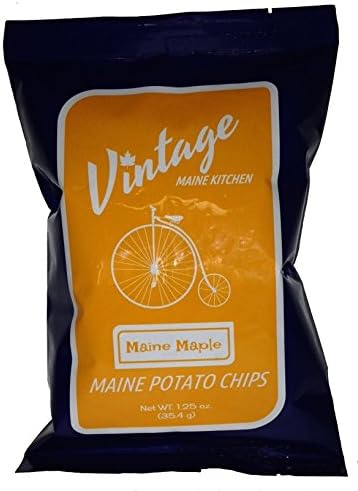 Maine Maple Sea Salt Potato Chips - 12 Pack of 1.25 oz bags