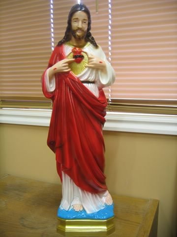 Sacred Heart of Jesus 24" Tall Garden Statue