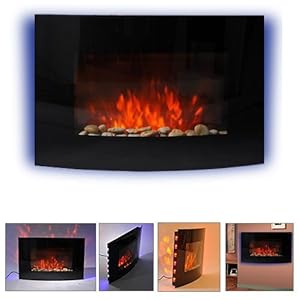 Review and Buying Guide of The Best HOMCOM LARGE LED CURVED GLASS ELECTRIC WALL MOUNTED FIRE PLACE FIREPLACE 7 COLOUR SIDE LIGHTs SLIMLINE PLASMA FAN HEATER - Fan Heaters Review and Buying Guide of The Best HOMCOM LARGE LED CURVED GLASS ELECTRIC WALL MOUNTED FIRE PLACE FIREPLACE 7 COLOUR SIDE LIGHTs SLIMLINE PLASMA FAN HEATER - Fan Heaters