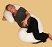 Comfort Body Pillow, Full Body Pillow, Pregnancy Pillow, Nursing Pillow & Side Sleeper Pillow. Total Body Alignment in One. For Head, Neck, Shoulders, Back & Knee Support.