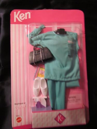 Barbie- Ken Doctor Surgeon Outfit Easy To Dress 1995