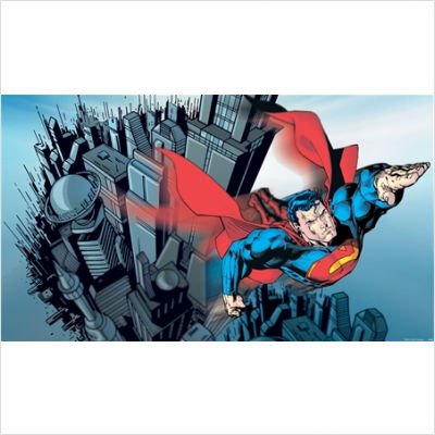  RoomMates JL1065M Superman Full Size Prepasted Wall Mural