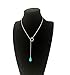 Suyi Exquisite Turquoise Pendant Necklace