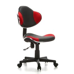 HJH Office/Buerostuhl24 633002 Kinder B�rostuhl / Drehstuhl Kiddy GTI-2, grau / rot