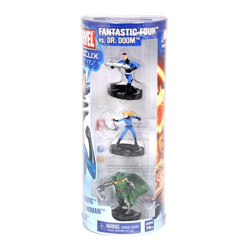  Hero Clix Marvel Fantastic Four vs. Dr. Doom Battle pack, NECA