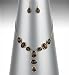 Info/Buy Gold Plated Multi-Facetted Gem Necklace & Earrings Set