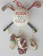 Born to Golf Dangle Ornament