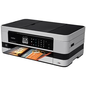 Brother Printer MFCJ4410DW Business Smart Multi-Function Inkjet and Wireless Color Photo Printer with Scanner, Copier and Fax