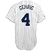 Majestic New York Yankees #4 Lou Gehrig White Cooperstown Jersey (Large)