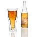 Hopside Down Beer Glass, Double Wall Beer Glass - No more warming your beer with your hands.