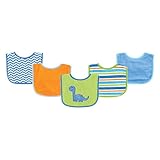 [防水] アメリカで人気! Luvable Friends ビブ スタイ ベビー ５枚組 ルバブルフレンズ (恐竜)