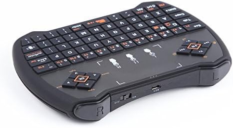 Yesea® V6A 2.4G Wireless Gaming Touchpad Keyboard Remote Control for M8 MXIII MXQ MX Andriod Tv Box Google Smart Dongle Xbox 360 (Black)