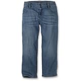 Classic Fit Five-Pocket Denim Capris