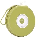 Swing Solo CD Case Holds 20 CDs, Two CDs Back to Back in Archival Plastic Sleeves with Soft Poly Divider, Fern.
