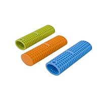 MIU France Silicone Pot Handle Sleeves, Green, Orange and Blue, Set of 3