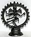 Indian Statue: Shiva Dancing, antiqued brass
