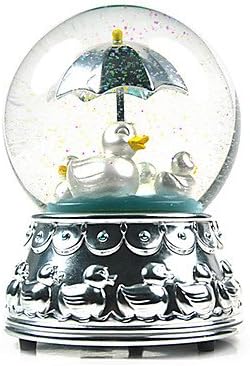 Duck in the Rain Commemorative Crystal Ball Music Box