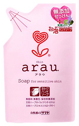 アラウ.泡ハンドソープ (無香料・無着色・保存料無添加) 詰替用 220ml